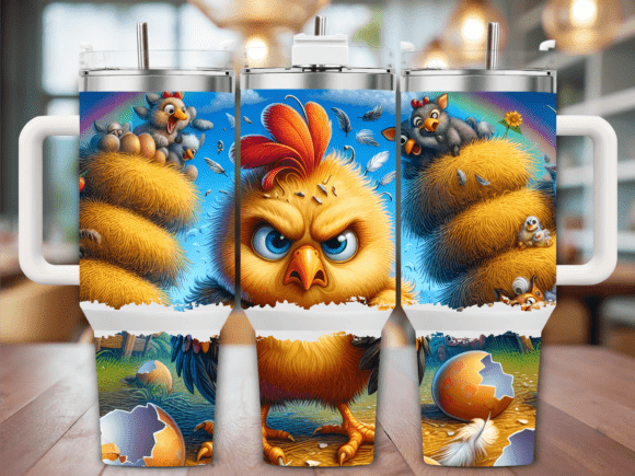 Funny Angry Chicken Tumbler Wrap Review