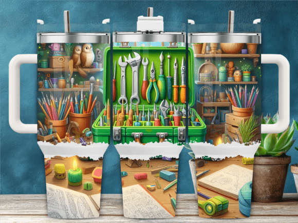 Green Toolbox Supplies 40oz Tumbler Wrap Graphics Review
